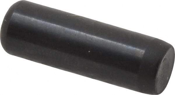 Holo-Krome - 1/4" Diam x 3/4" Pin Length 4000 Alloy Steel Oversized Dowel Pin - Black Luster Finish, C 47-58 & C 60 (Surface) Hardness, 1 Beveled & 1 Rounded End - Caliber Tooling