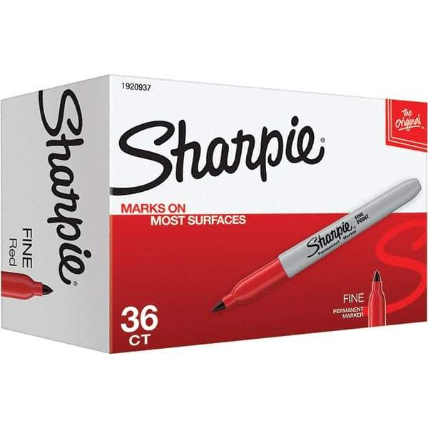 Sharpie - Markers & Paintsticks Type: Permanent Color: Red - Caliber Tooling