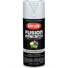 Acrylic Enamel Spray Paint: Glacier Gray, Matte, 12 oz Use on Spray