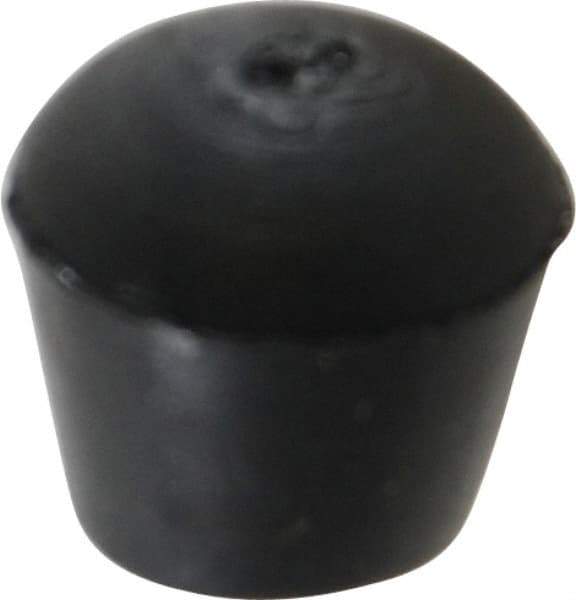 De-Sta-Co - 0.437" Max Diam, 8-32 Thread, Neoprene, Slip On, Round End, Clamp Spindle Assembly Replacement Cap - For 1/4" Diam Standard Spindle, 0.44" OAL, 0.2205" Hole Diam - Caliber Tooling