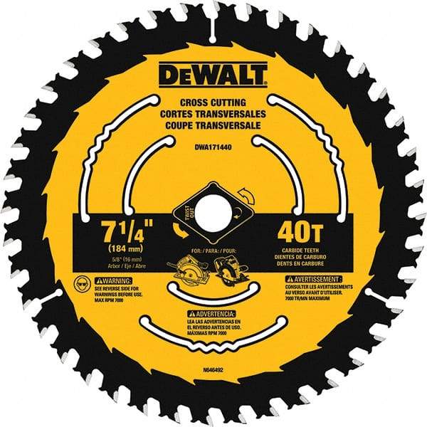 DeWALT - Wet & Dry-Cut Saw Blades   Blade Diameter (Inch): 8-1/4    Blade Material: Tungsten Carbide-Tipped - Caliber Tooling