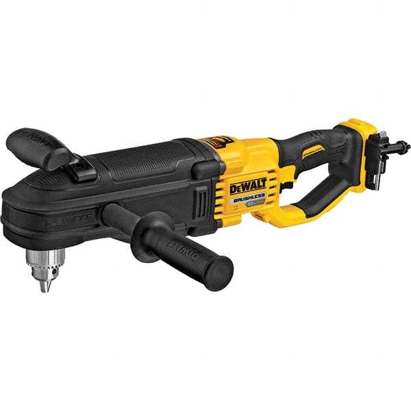 DeWALT - 60 Volt 1/2" Chuck Inline Handle Cordless Drill - 1320 RPM, Keyed Chuck, Reversible, Lithium-Ion Batteries Not Included - Caliber Tooling