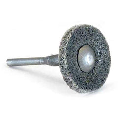 Superior Abrasives - Deburring Wheels; Wheel Type: Unitized ; Wheel Diameter (Inch): 1 ; Center Hole Size (Inch): 1/8 ; Abrasive Material: Silicon Carbide ; Grade: Fine ; Density: 4 - Exact Industrial Supply