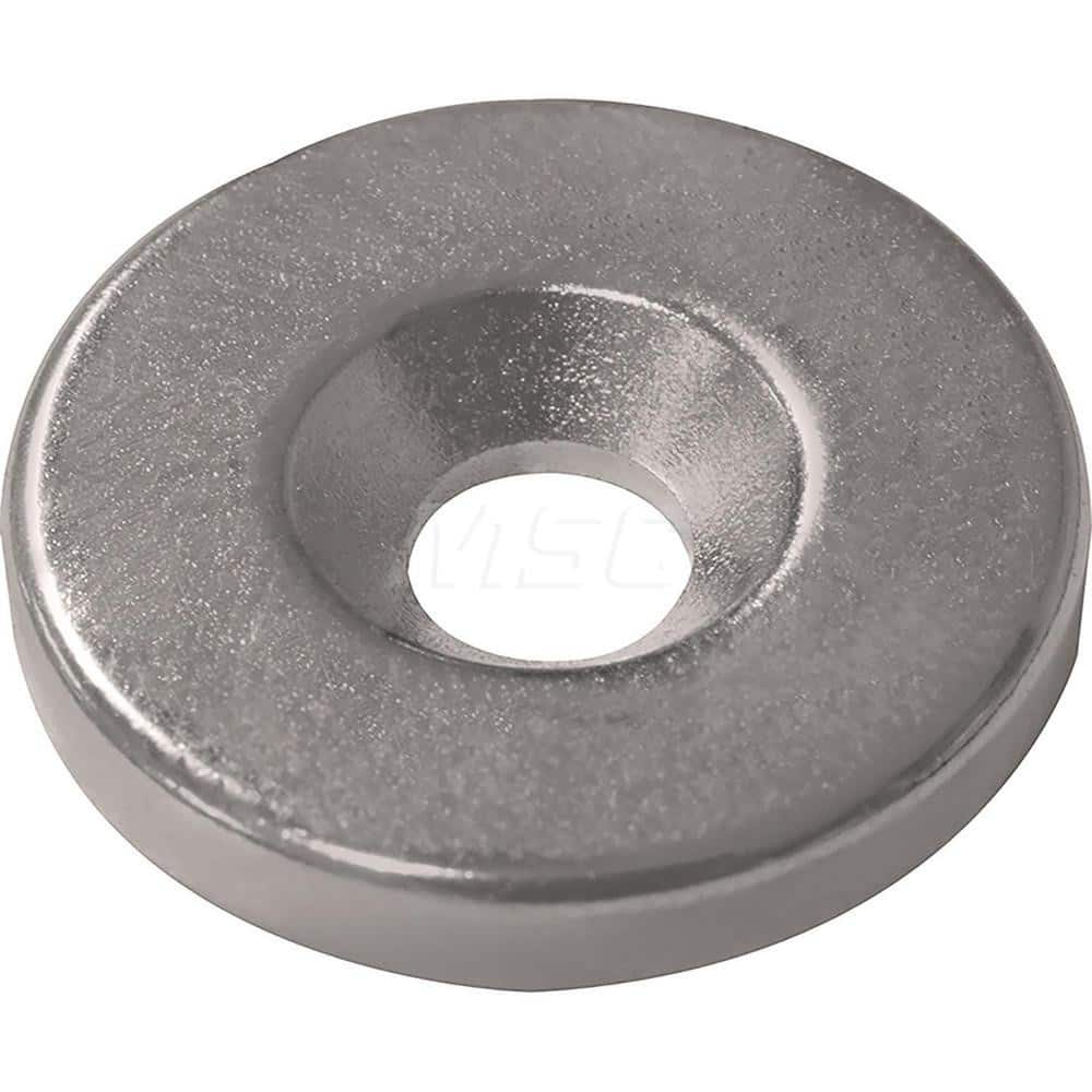 Rare Earth Disc & Cylinder Magnets; Rare Earth Metal Type: Rare Earth; Diameter (Inch): 0.750; Overall Height: 0.125 in; Height (Inch): 0.125 in; Maximum Pull Force: 8.6 lb; Maximum Operating Temperature: 180  ™F; Finish: Nickel Plated; Grade: N42; Height