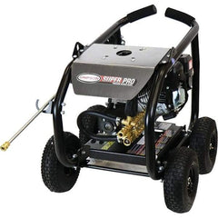 Simpson - Gas, 5.8 hp, 3,600 psi, 2.5 GPM, Cold Water Pressure Washer - AAA Triplex, 25' x 5/16" Hose - Caliber Tooling