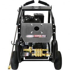 Simpson - Gas, 12 hp, 4,400 psi, 4 GPM, Cold Water Pressure Washer - AAA Triplex, 50' x 3/8" Hose - Caliber Tooling