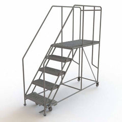 TRI-ARC - Rolling & Wall Mounted Ladders & Platforms Type: Rolling Work Platform Style: Steel Work Platform - Caliber Tooling