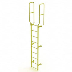 TRI-ARC - Rolling & Wall Mounted Ladders & Platforms Type: Fixed Ladder Style: Safety Cage - Caliber Tooling