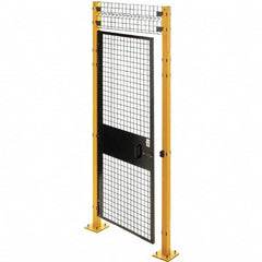 Husky - 4' Wide x 6' High, Swing Door for Temporary Structures - Caliber Tooling