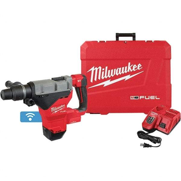 Milwaukee Tool - 18 Volt 1-3/4" SDS Max Chuck Cordless Rotary Hammer - 2900 BPM, 380 RPM, Reversible - Caliber Tooling