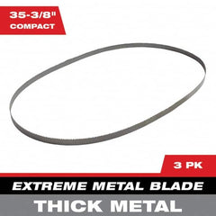 Milwaukee Tool - 2' 11-3/8" x 0.8" x 0.02" 8-10 TPI Bi-Metal Portable Band Saw Blade - Caliber Tooling