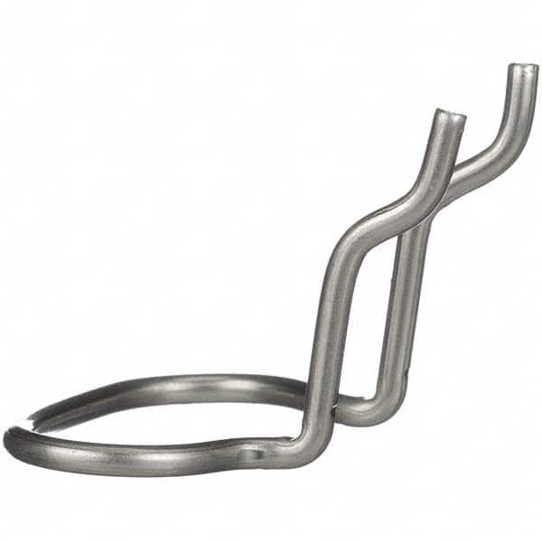 Marlin Steel Wire Products - Pegboard Hooks Type: Single Angled End Hook Projection: 3-1/4 (Inch) - Caliber Tooling