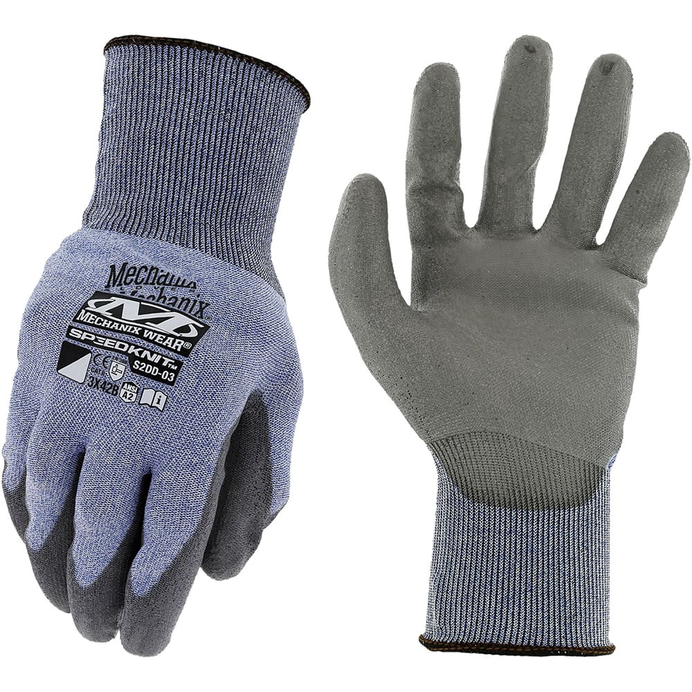 Mechanix Wear - Size XL (10), ANSI Cut Lvl A2, Nitrile Coated Cut Resistant Gloves - Caliber Tooling