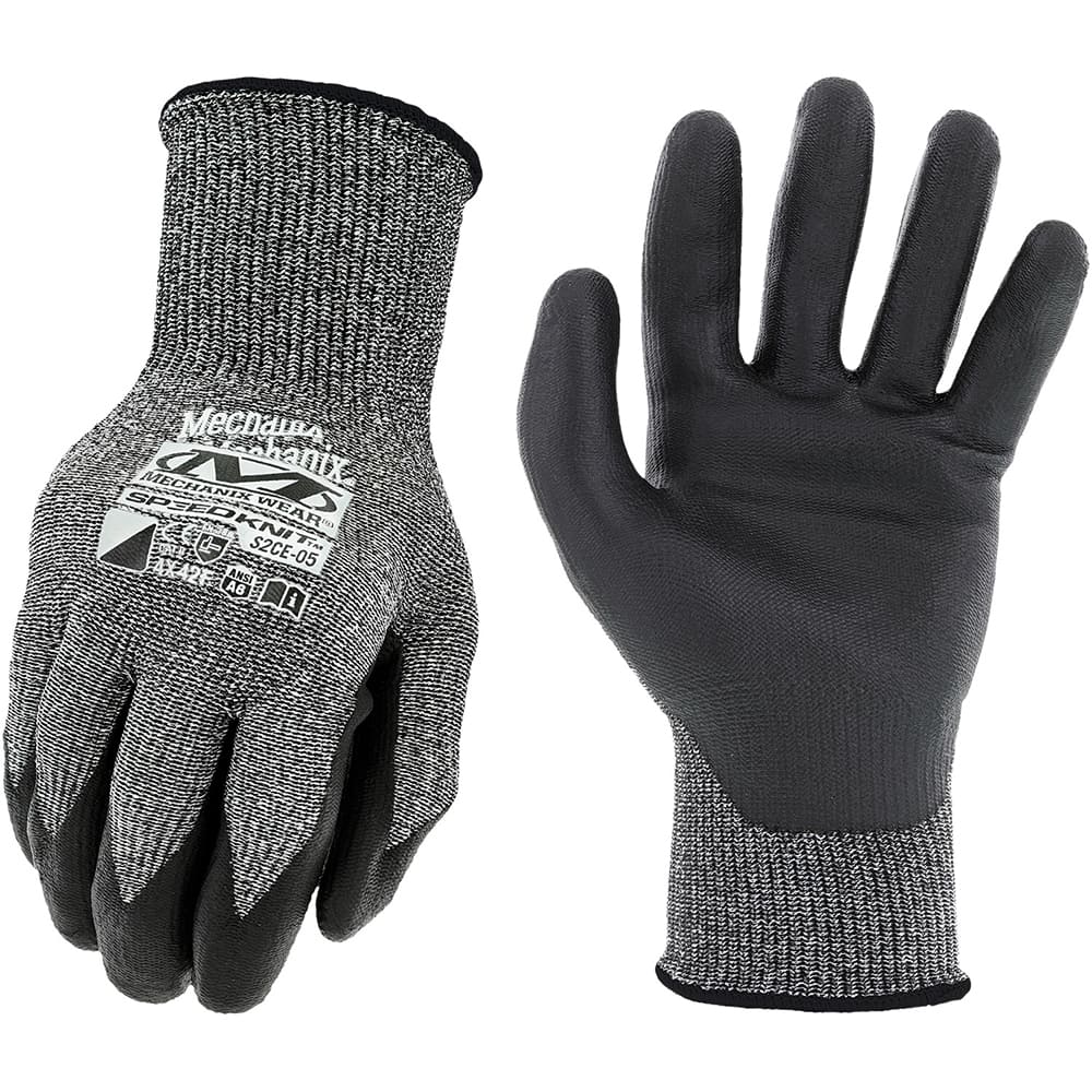 Mechanix Wear - Size M (8), ANSI Cut Lvl A6, Nitrile Coated Cut Resistant Gloves - Caliber Tooling