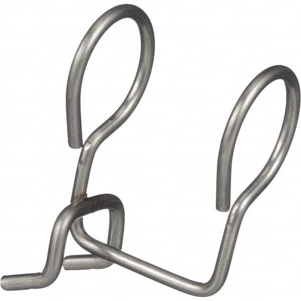 Marlin Steel Wire Products - Pegboard Hooks Type: Single Vertical End Hook Projection: 1-1/4 (Inch) - Caliber Tooling