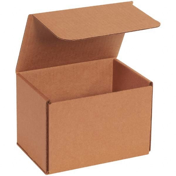 Made in USA - Pack of (50), 5" Wide x 7" Long x 5" High Corrugated Shipping Boxes - Caliber Tooling