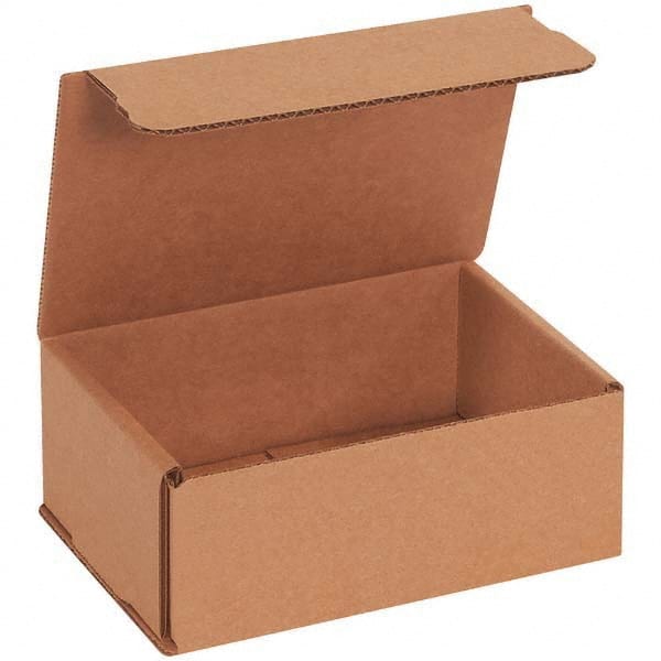 Made in USA - Pack of (50), 4-1/2" Wide x 6-1/2" Long x 2-1/2" High Corrugated Shipping Boxes - Caliber Tooling