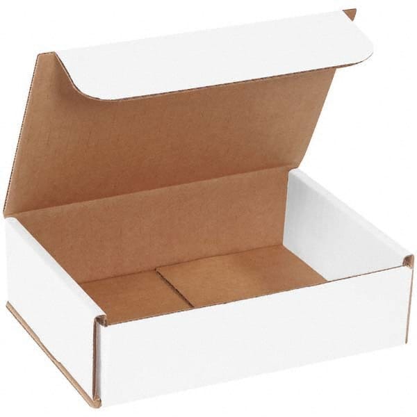 Made in USA - Pack of (50), 6" Wide x 7" Long x 2" High Corrugated Shipping Boxes - Caliber Tooling