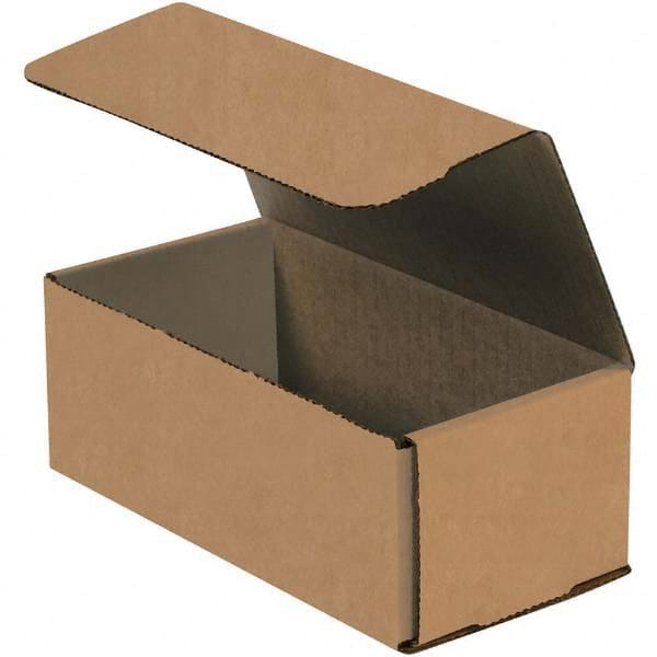 Made in USA - Pack of (50), 5" Wide x 7" Long x 3" High Corrugated Shipping Boxes - Caliber Tooling