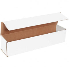 Made in USA - Pack of (50), 4" Wide x 20" Long x 4" High Corrugated Shipping Boxes - Caliber Tooling