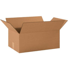 Made in USA - Pack of (25), 13" Wide x 19" Long x 10" High Corrugated Shipping Boxes - Caliber Tooling