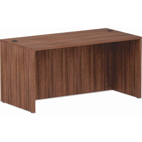 ALERA - Office Desks Type: Straight Front Desk Shell Color: Modern Walnut - Caliber Tooling