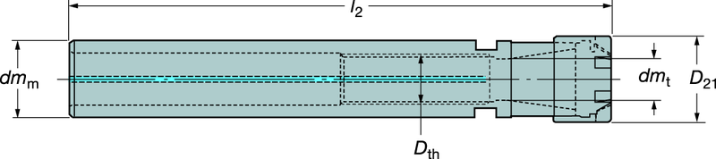 A393142625203 CHUCK EXTENSION - Caliber Tooling