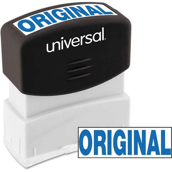 UNIVERSAL - Pre-inked Stock Stamps Type: Message Message: ORIGINAL - Caliber Tooling