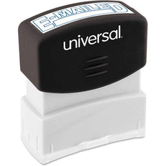 UNIVERSAL - Pre-inked Stock Stamps Type: Message Message: E-MAILED - Caliber Tooling