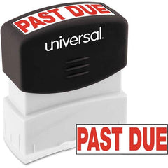 UNIVERSAL - Pre-inked Stock Stamps Type: Message Message: PAST DUE - Caliber Tooling