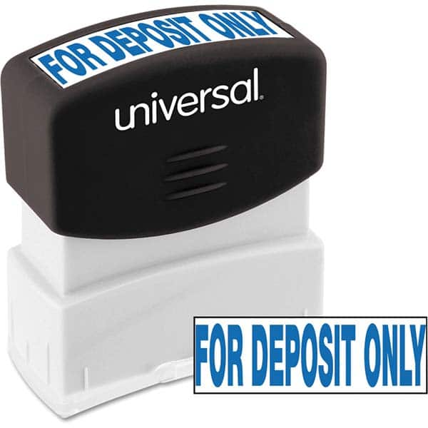 UNIVERSAL - Pre-inked Stock Stamps Type: Message Message: for DEPOSIT ONLY - Caliber Tooling