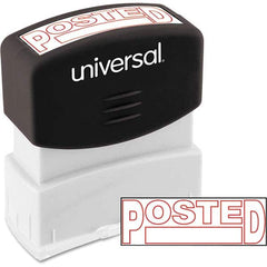 UNIVERSAL - Pre-inked Stock Stamps Type: Message Message: POSTED - Caliber Tooling