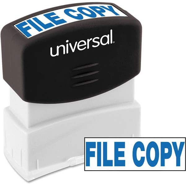 UNIVERSAL - Pre-inked Stock Stamps Type: Message Message: FILE COPY - Caliber Tooling