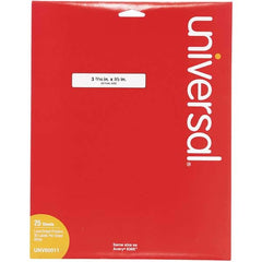 UNIVERSAL - Labels, Ribbons & Tapes Type: File Folder Label Color: White - Caliber Tooling