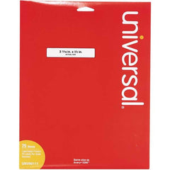 UNIVERSAL - Labels, Ribbons & Tapes Type: File Folder Label Color: White - Caliber Tooling