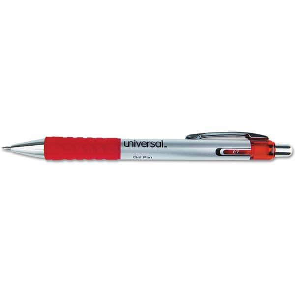 UNIVERSAL - Pens & Pencils Type: Comfort Grip Retractable Pen Color: Red - Caliber Tooling