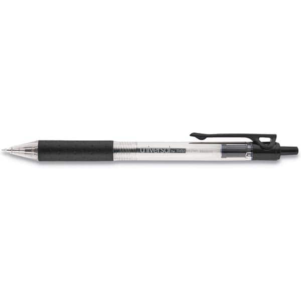 UNIVERSAL - Pens & Pencils Type: Comfort Grip Retractable Pen Color: Black - Caliber Tooling