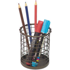 UNIVERSAL - Desktop File Organizers Type: Pencil Cup Color: Bronze - Caliber Tooling