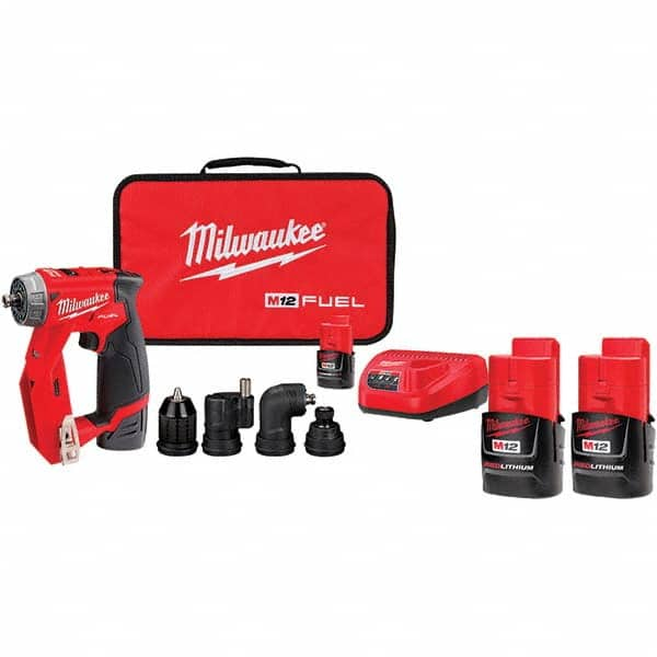 Milwaukee Tool - Cordless Screwdrivers Voltage: 12.0 Handle Type: Pistol Grip - Caliber Tooling