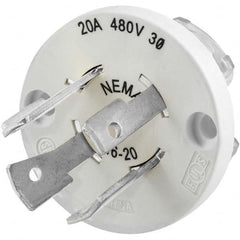 Hubbell Wiring Device-Kellems - 3-Phase Delta 480 VAC 20A NEMA L16-20P Industrial Twist Lock Plug - Caliber Tooling