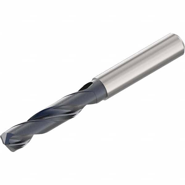 Seco - 11.5mm 140° Spiral Flute Solid Carbide Screw Machine Drill Bit - Caliber Tooling