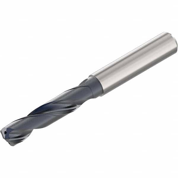 Seco - 9mm 140° Spiral Flute Solid Carbide Screw Machine Drill Bit - Caliber Tooling