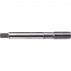 Thread Forming STI Taps; Thread Size (mm): #10-24 in; Thread Size (Inch): #10-24 in; #10-24; Thread Limit: H4; Class of Fit: 2B; Chamfer: Semi-Bottoming; Finish/Coating: TiCN; Thread Standard: UNC; Shank Diameter (Decimal Inch): 0.1940 in; 0.1940; Square