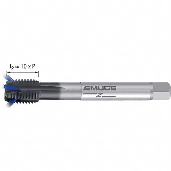 Emuge - M14x1.50 Metric Fine 6H 0 Flute GLT-1 Finish Powdered Metal Spiral Point Tap - Caliber Tooling