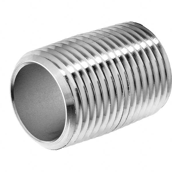 USA Sealing - 1-1/2 x 1.75" 316 Stainless Steel Pipe Nipple - Caliber Tooling