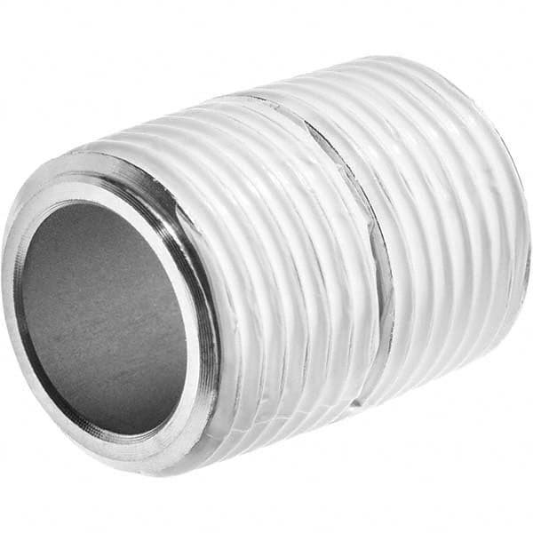 USA Sealing - 1/8 x 0.75" 316 Stainless Steel Pipe Nipple - Caliber Tooling