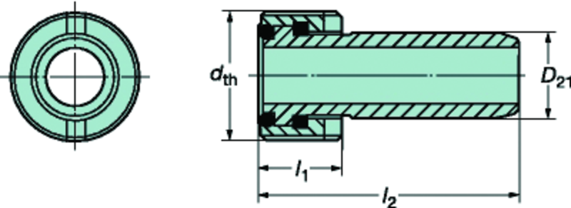 569202205 COOLANT TUBE (SET) - Caliber Tooling