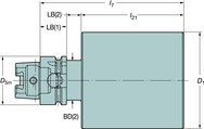 392410506364250A HSK BLANK - Caliber Tooling