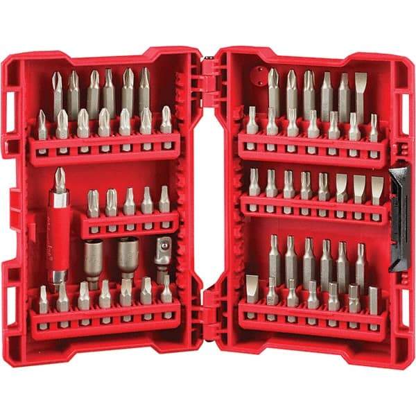 Milwaukee Tool - Power & Impact Screwdriver Bit Sets Point Type: Phillips, Slotted, Torx, Square Bit Type: Nut Driver Set; Screwdriver Bit Set - Caliber Tooling