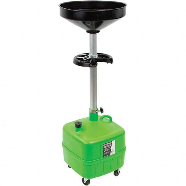 OEM Tools - Oil Drain Containers Type: Oil Lift Drain w/Casters Container Size: 9 Gal. - Caliber Tooling